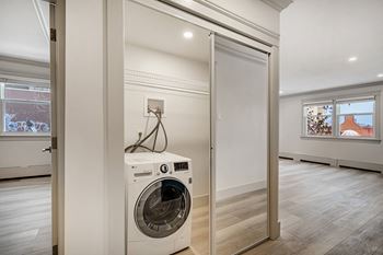In-suite laundry